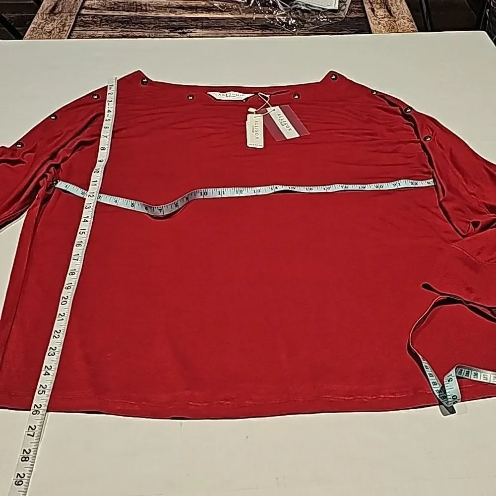 Allison Taylor pullover lightweight top size 1X - Picture 10 of 11